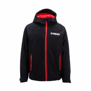 Yamaha Men's Scotia Hooded Windproof Soft Shell <b>Jacket</b> Coated Polyester XL Stand Collar Lightweight Fitness Loose for Autumn - Product Image 4