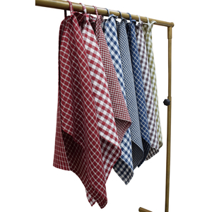 Serviette de cuisine en lin tissé durable, légère, séchage rapide, forte absorption, entretien facile - Product Image 1
