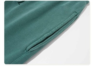 Ensemble 2 pièces T-shirt et short pour homme, uni, décontracté, en coton 100% lavé, coupe oversize, vente en gros 2026 - Product Image 5