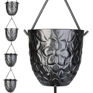 Fabricant Exportateur Personnalisé Cuivre Acier Inoxydable Aluminium Chaîne de Pluie Gouttière Descente Métal Jardin Décoratif Personnalisé - Product Image 3