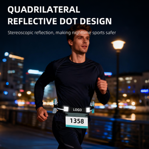 Cinto de Corrida para Maratona Mais Vendido - Bolsa de Cintura Leve e Respirável com Excelente Elasticidade, Suporte para Número de Corrida - Product Image 4