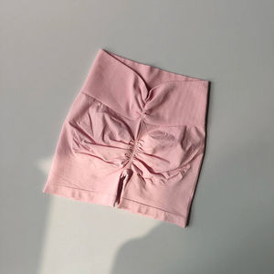 Pantalones cortos deportivos de yoga transpirables de verano al por mayor de cintura alta de secado rápido con cierre elástico patrón caliente pantalones cortos sueltos para correr Fitness - Product Image 5