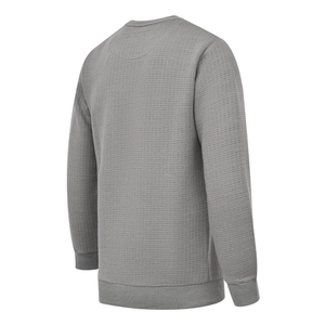 Otoño Invierno hombres 100% algodón transpirable tejido Digital frontal Casual Formal sudadera textura de cemento sudaderas con capucha sudaderas - Product Image 4
