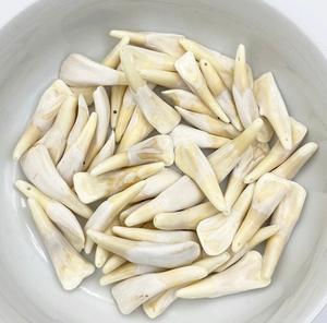 Crucifijo Religioso Rectangular de Hueso de Búfalo, Ecológico, Pulido, Blanco, Náutico, Animal, Arte Natural, Coleccionable, Alto Estándar - Product Image 2