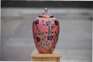 Urnes pour cendres adulte Blue Garden Grande urne funéraire pour cendres de proches Taille 10.5 "& 220 Cu. Dans - Product Image 4