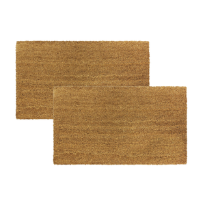 Tapis de porte en coco faits à la main audacieux et accrocheur tapis de bienvenue tapis pour animaux de compagnie fait une déclaration à votre porte article de décoration de la maison - Product Image 1