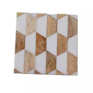 Sous-verre en bois naturel classique personnalisé de qualité supérieure, écologique, pour la maison, le bureau, la cuisine - Product Image 5