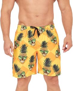 Pantalones cortos para correr de cintura elástica de malla Real de alta calidad de 5 pulgadas para hombre, nuevo diseño, poliéster teñido liso, de talla grande, de punto hasta la rodilla - Product Image 2