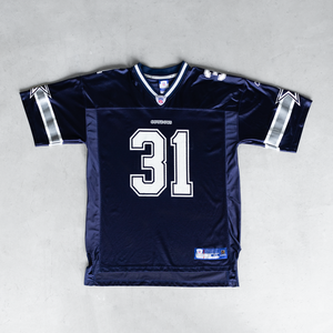Camiseta de fútbol americano retro de malla personalizada al por mayor, totalmente sublimada, transpirable, de secado rápido, 100% algodón, manga corta - Product Image 1