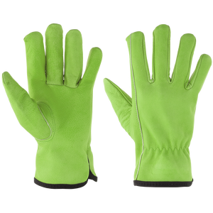 Guantes de seguridad de cuero de grano de oveja de alta resistencia del mejor rendimiento Protección de brazo de mano antiimpacto ignífuga para conductores industriales - Product Image 2
