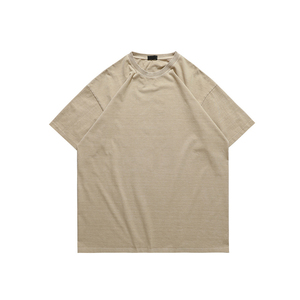 Diseño Premium de alta calidad Nueva llegada de moda de gran tamaño Big Loose Fit Style Vintage Mens Acid Wash T Shirt - Product Image 4