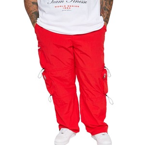 Wholesale Bulk Men <b>Red</b> Nylon Baggy <b>Cargo</b> <b>Trousers</b> for Sale Men Hip Hop <b>Cargo</b> <b>Trousers</b> in Cheap Rates by Laz Industry - Product Image 4