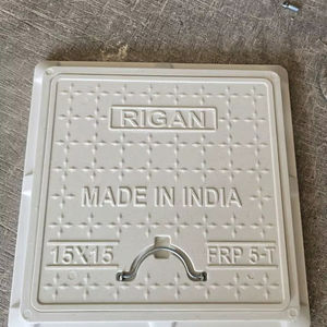 ฝาปิดท่อระบายน้ำไฟเบอร์กลาสโพลีเมอร์คอมโพสิต ขนาด 24x24 นิ้ว สีดำ เป็นมิตรกับสิ่งแวดล้อม - Product Image 1