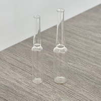 Vente en gros de flacons ampoules en verre transparent de qualité pharmaceutique gravés vides de 1 ml, 2 ml, 4 ml, 5 ml, 8 ml, 10 ml, pour injection de blanchiment de la peau