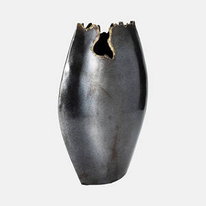 Haute Qualité Décoration Fleur Vase Doublure Texture Minimaliste Style Nordique Vase En Aluminium à Prix Raisonnable Personnaliser La Taille - Product Image 2