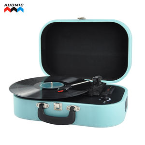 Caliente <span class=keywords><strong>buen</strong></span> <span class=keywords><strong>sonido</strong></span> portátil vinilo gramófono registro altavoz caja de música Vintage maleta Bluetooth <span class=keywords><strong>tocadiscos</strong></span> con altavoz incorporado - Product Image 5
