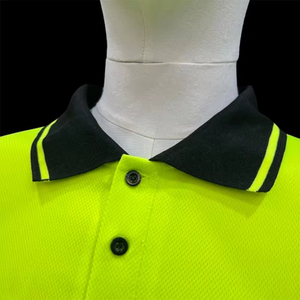 Camisa de Trabajo de Alta Visibilidad Amarillo Marino, Ignífuga, Reflectante, para Minería y Construcción, Polo de Manga Larga de Secado Rápido - Product Image 2