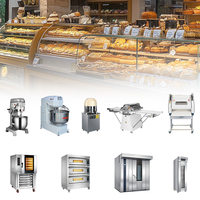 Satu solusi berhenti harga pabrik Set lengkap mesin pembuat roti Mixer Oven kue solusi satu atap peralatan membuat kue