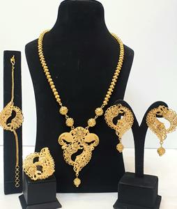 Colección Dubai, Juego de Joyería Nupcial para Mujer Chapado en Oro de 24K, 2GM, Chapado Pesado, Precioso Colgante, Mejor Valor, Moda - Product Image 1