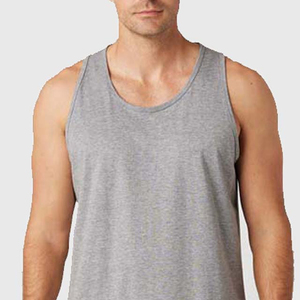 Algodón transpirable de talla grande estilo de calle ropa de hombre camisetas sin mangas ropa de verano de alta calidad gimnasio Fitness hombres camiseta sin mangas - Product Image 5