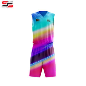 Robe en jersey de basket-ball avec design personnalisé maillot de basket-ball de performance en maille réversible maillot de basket-ball 4XL - Product Image 5