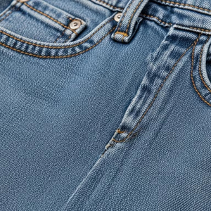 Eco Friendly Washed 100 Percent Cotton Denim <b>Jeans</b> <b>Soft</b> Durable Fabric Classic Fit Casual Wear Everyday Use Blue Denim Pants fo - Product Image 1