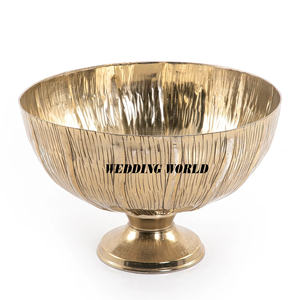 Tazón de Chocolate de Aluminio con Acabado Dorado, Forma Redonda, Decorativo, Clásico, Elegante, de Diseño, Nuevo - Product Image 3