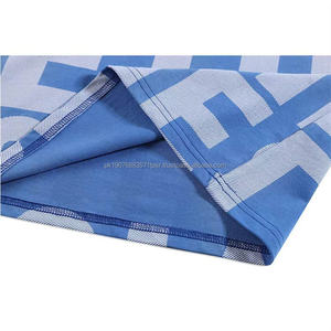 T-shirts personnalisés imprimés sur toute la surface, haute qualité, 100% coton, t-shirt à épaules tombantes - Product Image 2