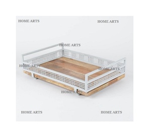 ชุดถาดเสิร์ฟชาและกาแฟทำจากไม้ถาดเสิร์ฟขนม2ขนาด - Product Image 2