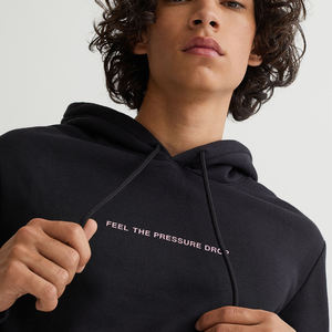 Logo personnalisé 100% coton éponge épaisse pull à capuche lourd pour hommes 100% coton sweat-shirt pour hommes - Product Image 5