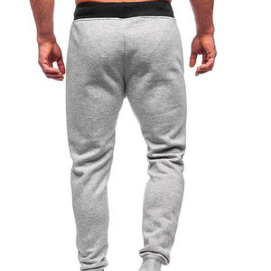 Pantalon de survêtement en toile cargo pour homme, style streetwear, poches, décontracté, taille mi-haute élastique, coton respirant, poids lourd - Product Image 4