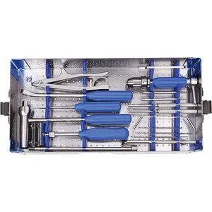 Ensemble d'instruments à ongles élastiques pédiatriques, 17 pièces, kit chirurgical orthopédique en acier inoxydable - Product Image 2