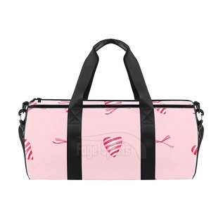 Bolsa de deporte de viaje para gimnasio con logotipo personalizado, bolsa de lona por sublimación personalizada con compartimento para zapatos, bolsa de gimnasio de poliéster y nailon fuerte - Product Image 1