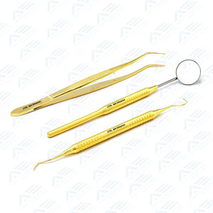 Kit d'instruments chirurgicaux dentaires de base en acier inoxydable, certifié CE, outils dentaires manuels – Vente chaude - Product Image 2
