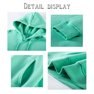 Sudaderas con capucha de algodón 100% de 500gsm para hombre y mujer, jersey de talla grande, grande y alta Sudadera con capucha, logotipo personalizado bordado para Unisex - Product Image 4