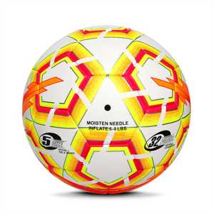 New Design Vibrant Soft PVC Soccer Ball 32-Panel <b>Machine</b> Stitched Durable Rubber Bladder High Visibility Training & Recreation - Product Image 3