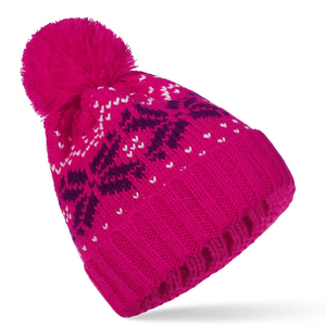 หมวกไหมพรมอะคริลิคแฟชั่นลายแจ็คการ์ด  สำหรับฤดูหนาว  พร้อมโลโก้สั่งทำพิเศษ  ผลิตโดย BS 2026 - Product Image 1