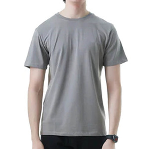 T-shirts en coton épais pour adultes | T-shirt ajusté de qualité supérieure pour hommes | T-shirts à col rond T-shirt à logo brodé sur mesure - Product Image 3
