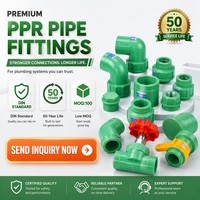 Raccords de tuyauterie PPR, coudes verts pleine taille 25 mm, raccords à bride, croisillons à 4 voies, norme DIN, pour l'installation de conduites d'eau en plastique