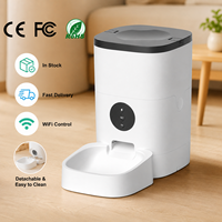 Distributeur automatique intelligent de nourriture pour animaux de compagnie avec Wi-Fi, contrôlé par application, minuterie, contrôle des portions, fournisseur OEM ODM