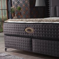 Juego de Cama y Colchón King Size Moderno a Precio de Fábrica, Muebles de Dormitorio de Lujo para Hoteles de 3 a 5 Estrellas, Uso Comercial, Sala de Estar