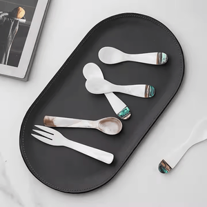 Restaurante de lujo Hotel Cena Madre de perla Cuchara Shell Caviar Cuchara Hecho a mano Vietnam Ayuda a mantener todo el sabor del caviar - Product Image 5