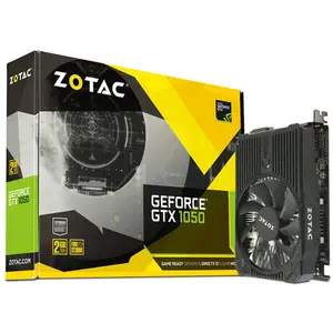 Kartu grafis game GTX1050 Ti, kartu Video PC GPU komputer DVI 4GB 128Bit GDDR5, pendingin udara ganda PCI Express x16 3.0