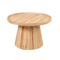 Ensemble de tables basses contemporaines en teck Kurnia Java, écologiques et stables, tables gigognes modernes, luxe pour salon, villa, resort, maison