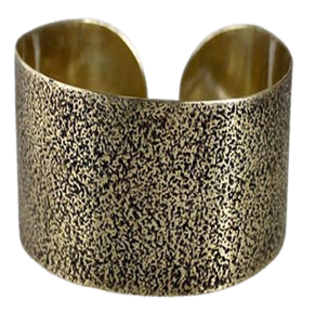 Bracelet manchette double couche en laiton et turquoise fait main pour femme, texture dorée, collection Mariée Juin 2024, pour femmes australiennes - Product Image 6