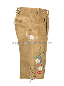 new Herren Damen Kurz Trachten Lederhosen - Okoberfest <b>Shorts</b> - Bavarian - Product Image 4