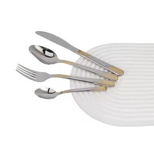 Ensemble de couverts en acier inoxydable de luxe, fourchette, cuillère, couteau, couverts pour la maison, la cuisine, le restaurant, la salle à manger - Product Image 2