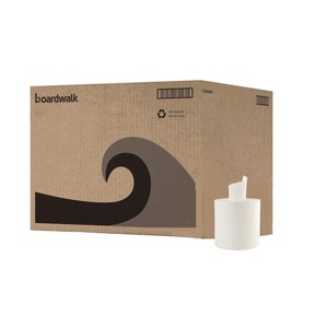 Boardwalk SOD410322 10 In. X 7.6 In. 2 Ply Center-Pull <b>Roll</b> Towels-White Pack of 6/Carton - Product Image 1