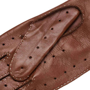 Gants de conduite unisexes respirants légers, à prise flexible, en PU ou en cuir véritable, personnalisables - Product Image 4