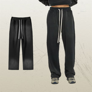 Joggers amples pour hommes en coton, légers, de haute qualité, avec poches, décontractés, à blocs de couleur, taille élastique, respirants, vente en gros - Product Image 5